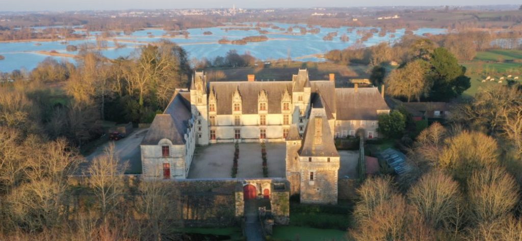 Château de Goulaine - Vue aérienne