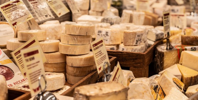 Gamme de fromages