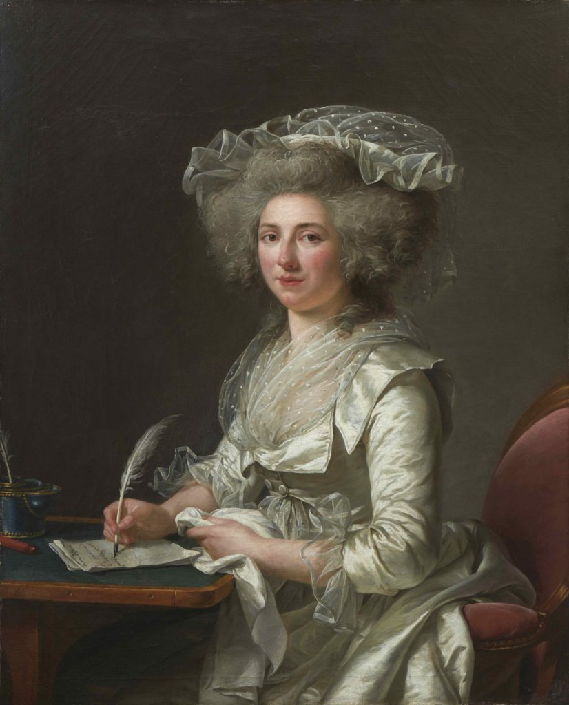 Portrait Adélaïde Labille portant la robe anglaise - Musée d'art